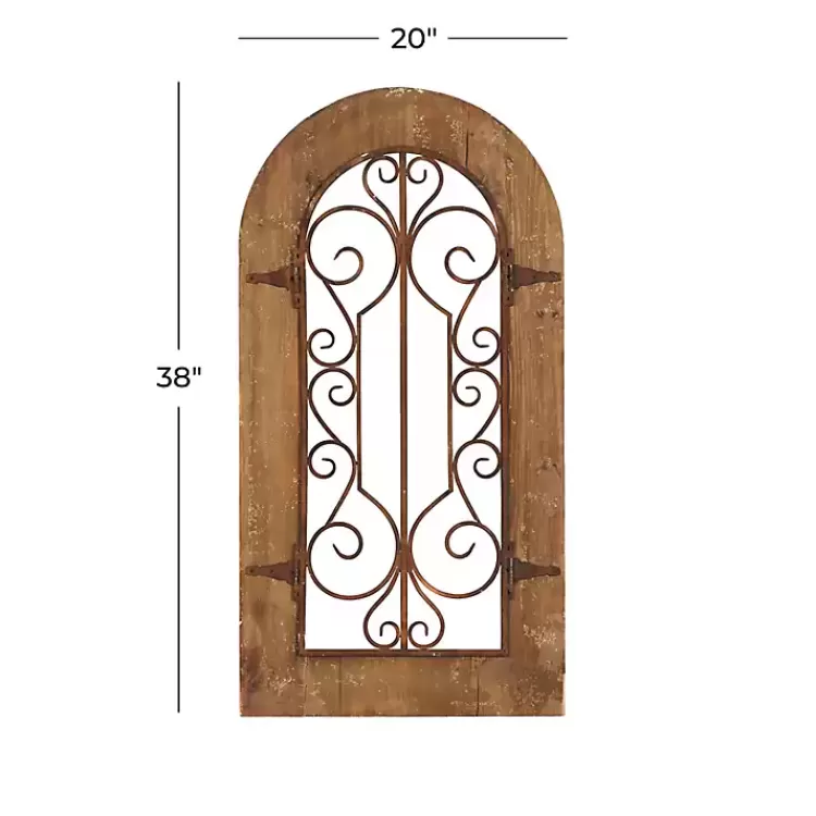 brown_wood_black_metal_scrollwork_wall_plaque_7.webp Wood Black Metal Scrollwork Wall Plaque>Kirklands Home Cheap