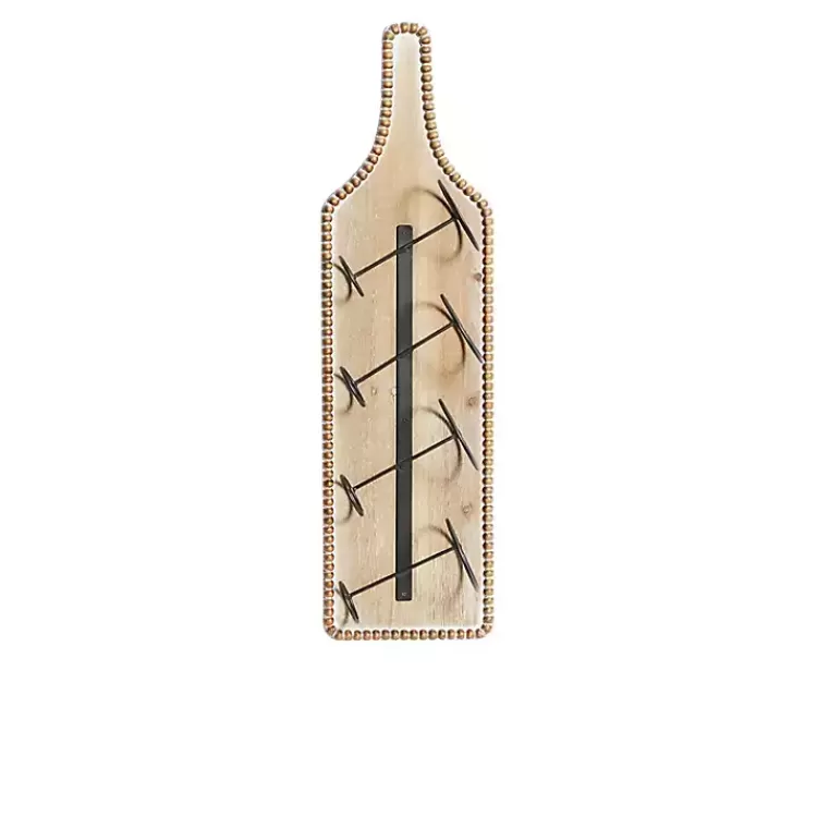 brown_wood_bottle_frame_metal_bracket_wine_holder_2.webp Brown Wood Bottle Frame Metal Bracket Wine Holder>Kirklands Home Cheap