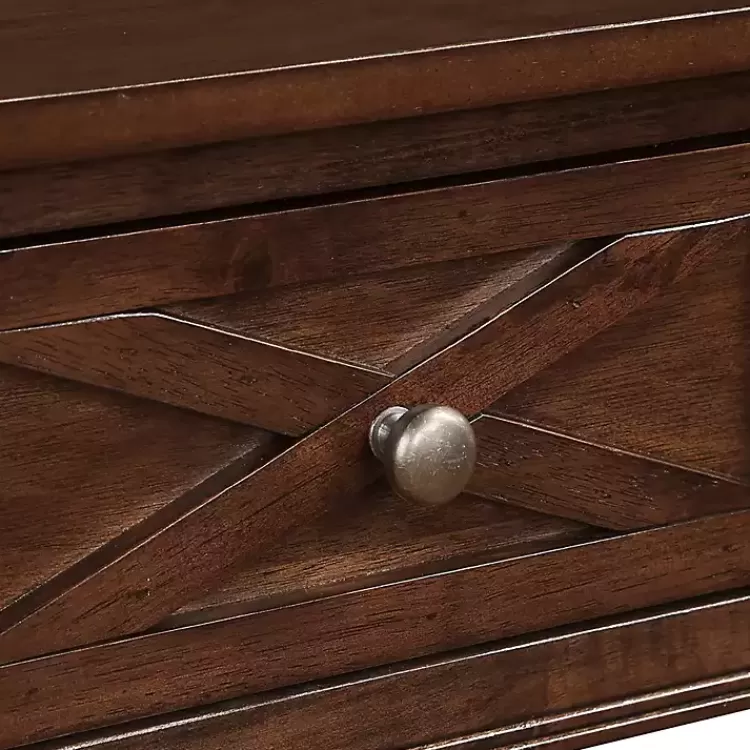 brown_wood_charging_traditional_accent_table_7.webp Wood Charging Traditional Accent Table>Kirklands Home Clearance