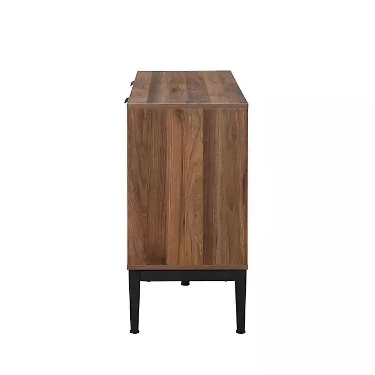 brown_wood_chevron_door_sideboard_4.webp Wood Chevron 4-Door Sideboard>Kirklands Home Clearance