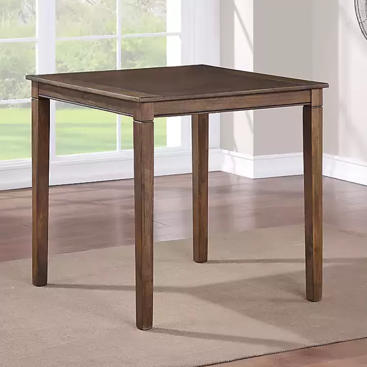 brown_wood_counter_stool_pc_dining_set_2.webp Wood Counter Stool 5-pc. Dining Set>Kirklands Home Discount