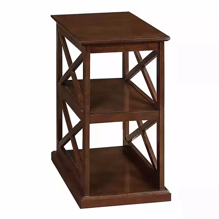 Wood Double X Sides Accent Table>Kirklands Home Cheap