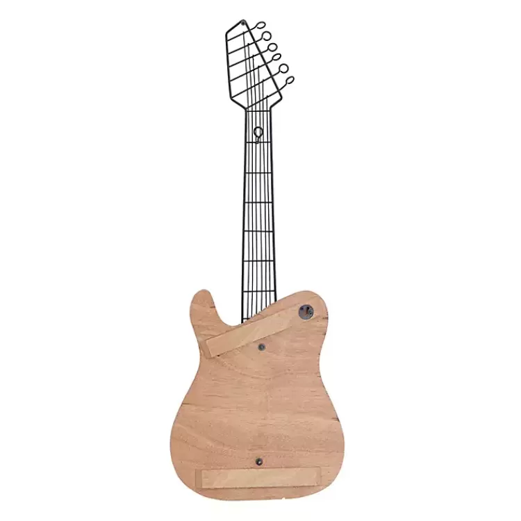 brown_wood_electric_guitar_wall_plaque_5.webp Brown Wood Electric Guitar Wall Plaque>Kirklands Home Discount