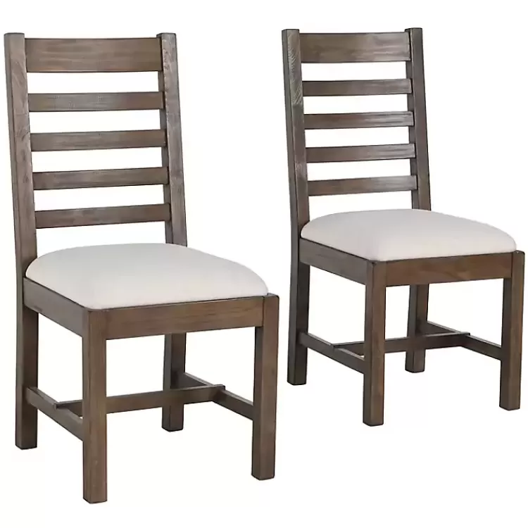 Brown Wood Farmhouse Dining Chairs, Set of 2>Kirklands Home Discount