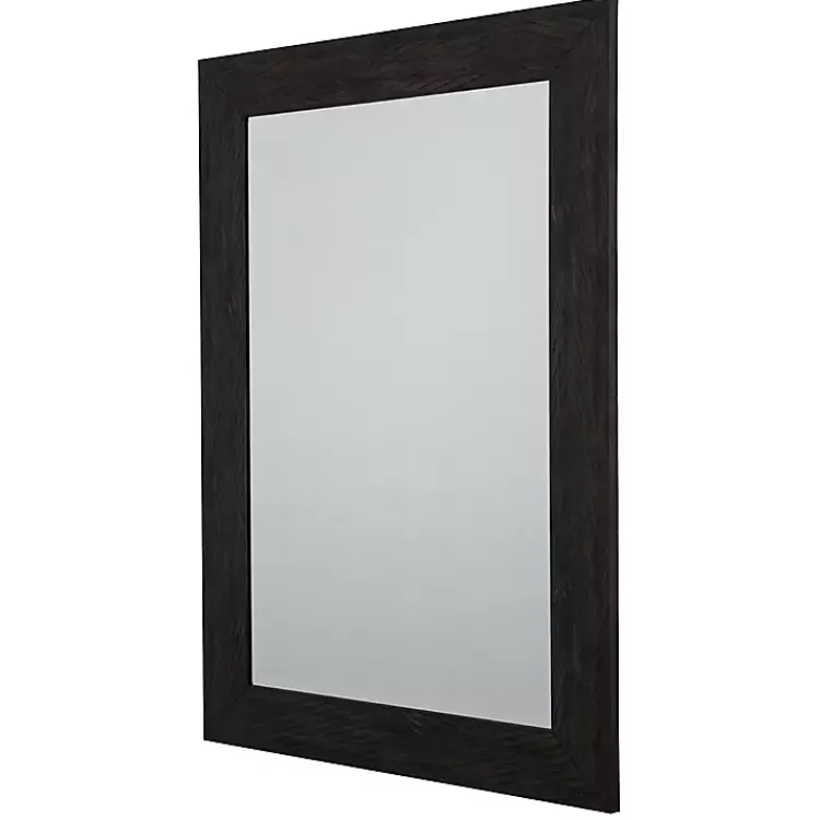 Brown Wood Framed Beveled Edge Wall Mirror>Kirklands Home Store