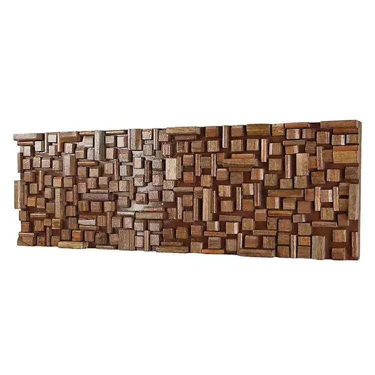 brown_wood_geometric_block_wall_plaque_x_in_3.webp Wood Geometric Block Wall Plaque, 36x12 in.>Kirklands Home New