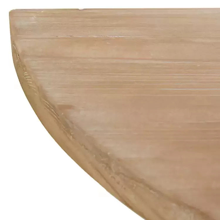brown_wood_half_round_console_table_3.webp Wood Half Round Console Table>Kirklands Home Fashion