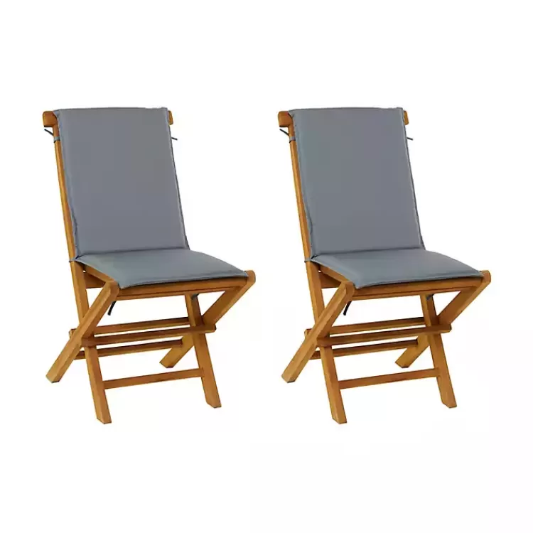 Wood Outdoor Folding Dining Chairs, Set of 2>Kirklands Home Outlet