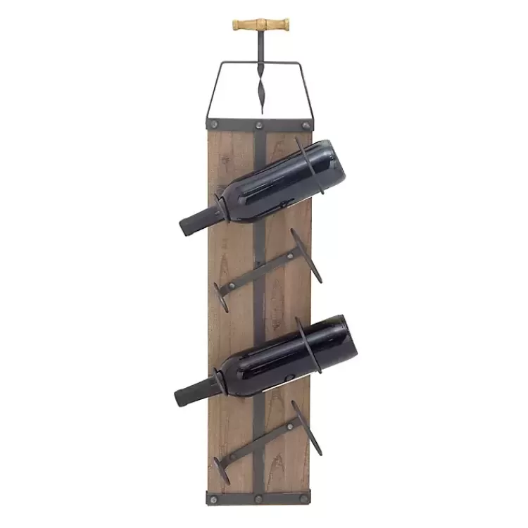 brown_wood_panel_black_metal_wine_rack_3.webp Wood Panel Black Metal Wine Rack>Kirklands Home Discount