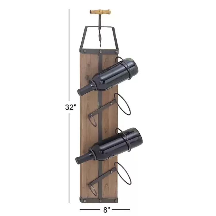brown_wood_panel_black_metal_wine_rack_6.webp Wood Panel Black Metal Wine Rack>Kirklands Home Discount
