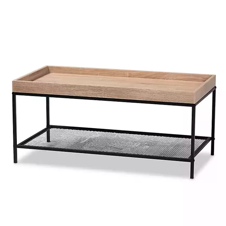 Wood Raised Edge Coffee Table>Kirklands Home Clearance