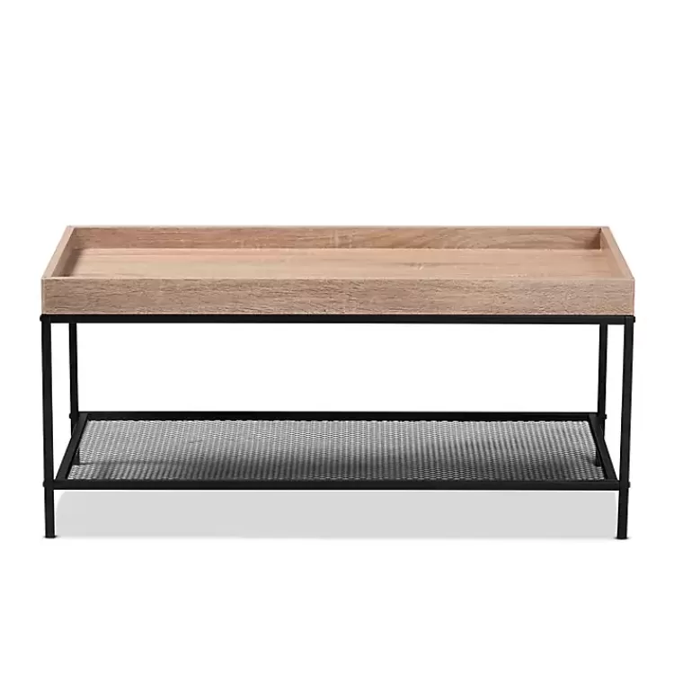 Wood Raised Edge Coffee Table>Kirklands Home Clearance