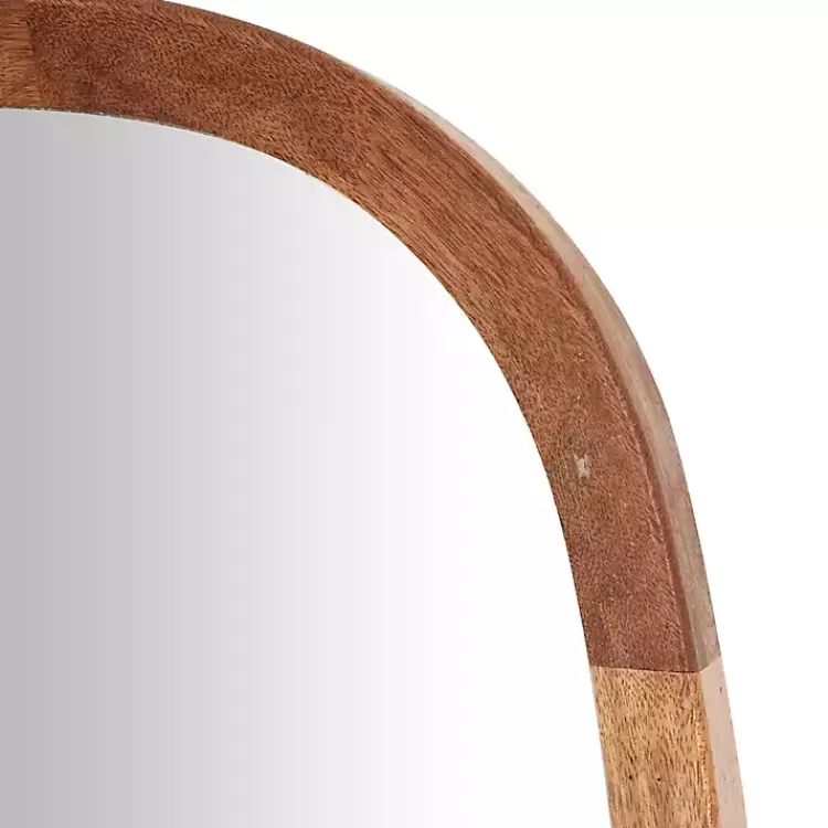 Wood Rounded Edges Mirror>Kirklands Home New