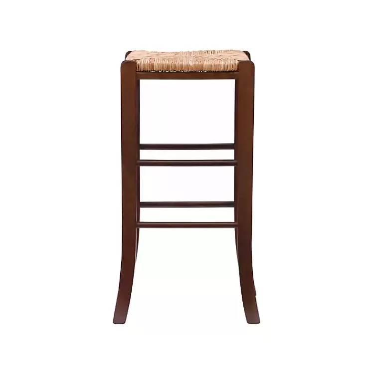 brown_wood_seagrass_backless_pc_bar_stool_set_4.webp Wood Seagrass Backless 2-pc. Bar Stool Set>Kirklands Home Hot