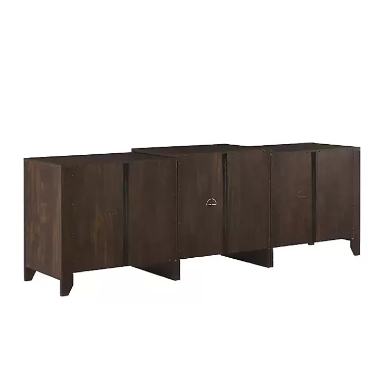 brown_wood_shelf_media_cabinet_2.webp Wood 6-Shelf Media Cabinet>Kirklands Home Cheap