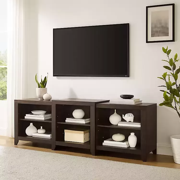 brown_wood_shelf_media_cabinet_3.webp Wood 6-Shelf Media Cabinet>Kirklands Home Cheap