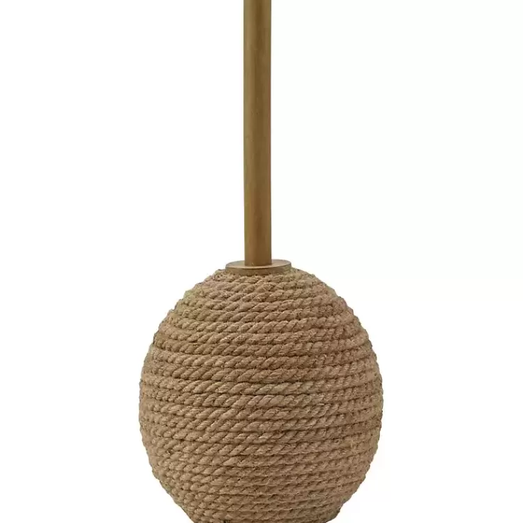 brown_woven_marni_floor_lamp_3.webp Brown Woven Marni Floor Lamp>Kirklands Home Outlet