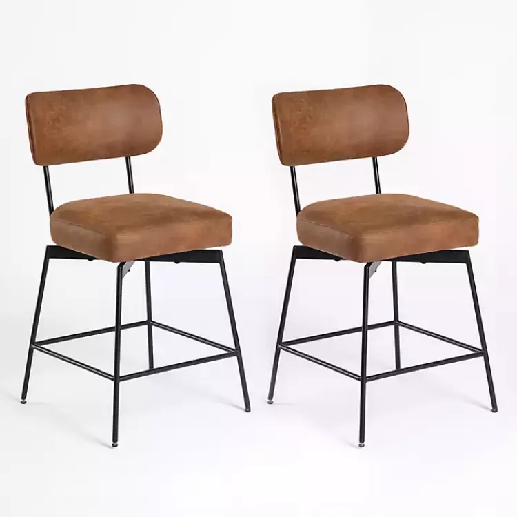 Wyatt Swivel Counter Stools, Set of 2>Kirklands Home Online