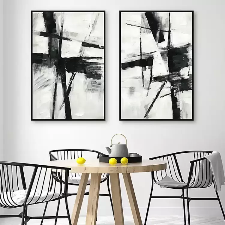 Brushed Away Framed Canvas Art Prints, Set of 2>Kirklands Home Store
