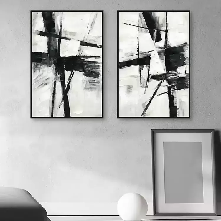 brushed_away_framed_canvas_art_prints_set_of__2.webp Brushed Away Framed Canvas Art Prints, Set of 2>Kirklands Home Store