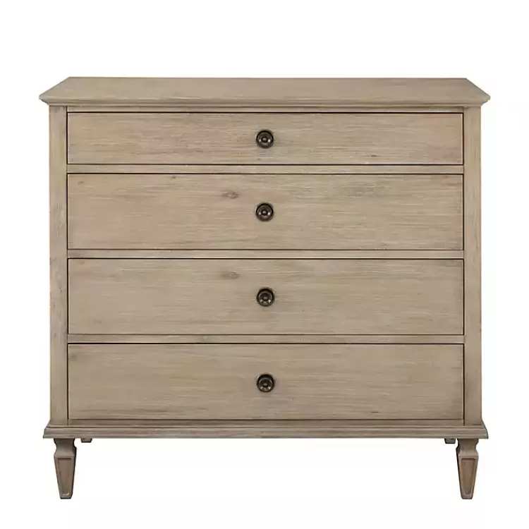 Brushed Birch 4-Drawer Wooden Dresser>Kirklands Home Fashion
