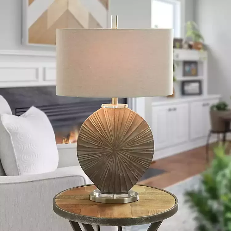 Brushed Brown Shell Table Lamp>Kirklands Home Cheap