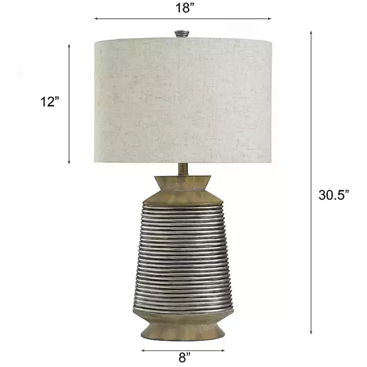 brushed_gold_ribbed_table_lamp_5.webp Brushed Gold Ribbed Table Lamp>Kirklands Home New