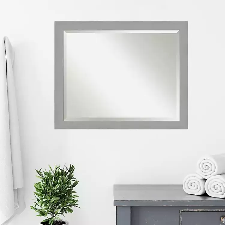 brushed_metallic_silver_frame_beveled_mirror_7.webp Brushed Metallic Silver Frame Beveled Mirror>Kirklands Home Best