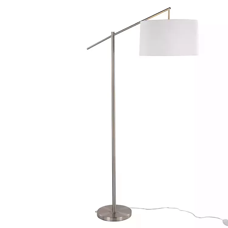 Brushed Nickel Cassie Floor Lamp>Kirklands Home Store