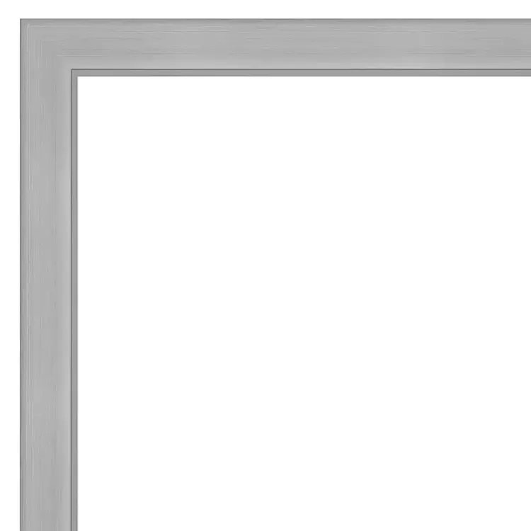 brushed_nickel_modern_decorative_wall_mirror_3.webp Brushed Nickel Modern Decorative Wall Mirror>Kirklands Home Fashion
