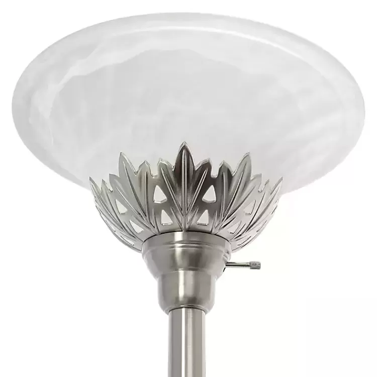 brushed_nickel_scallop_glass_floor_lamp_4.webp Brushed Nickel 3-Scallop Glass Floor Lamp>Kirklands Home Discount