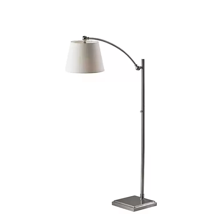 Brushed Adjustable Arm Floor Lamp>Kirklands Home Sale