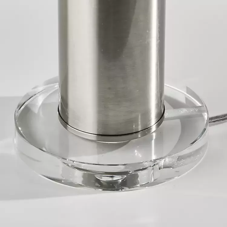 brushed_steel_cylinder_table_lamp_2.webp Brushed Steel Cylinder Table Lamp>Kirklands Home Outlet