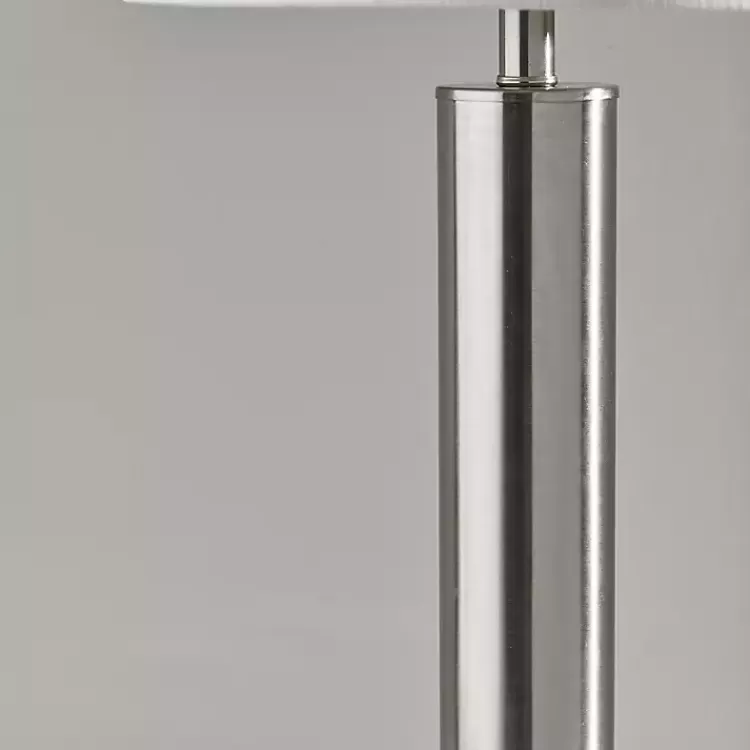 brushed_steel_cylinder_table_lamp_3.webp Brushed Steel Cylinder Table Lamp>Kirklands Home Outlet