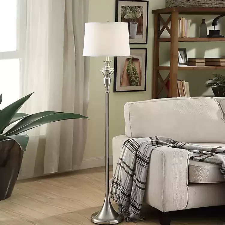 brushed_steel_fluted_floor_lamp_2.webp Brushed Steel Fluted Floor Lamp>Kirklands Home New
