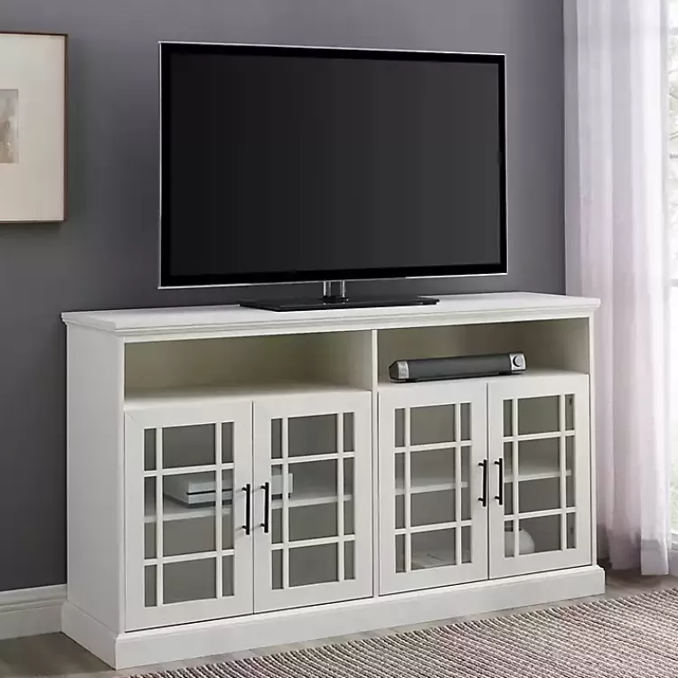 Brushed Window Pane TV Stand>Kirklands Home Discount