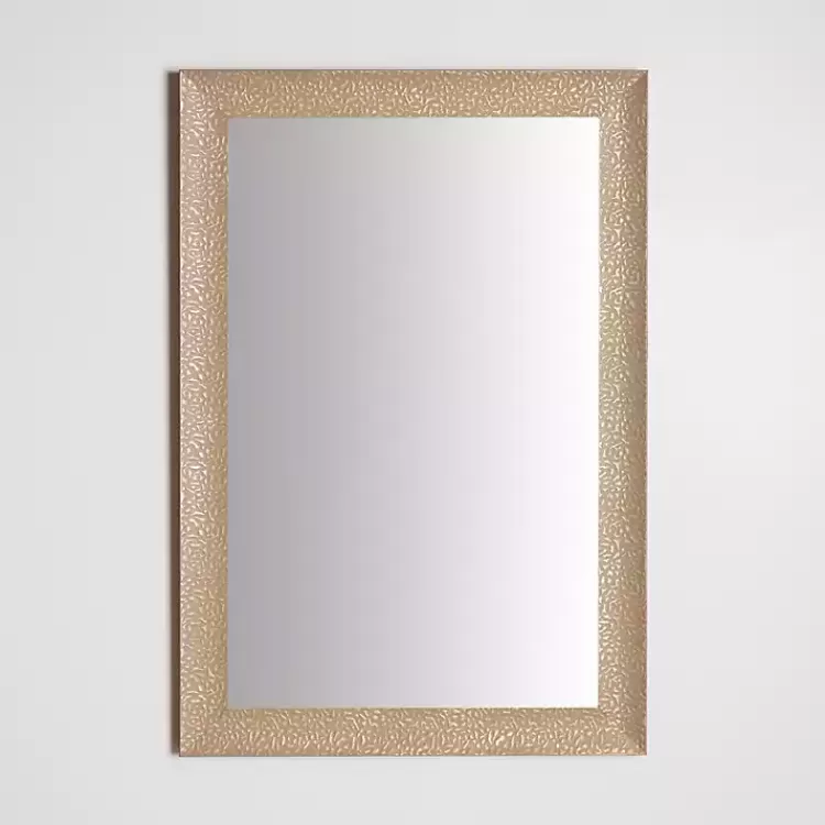 Buff Textured Astrid Profile Mirror>Kirklands Home Shop