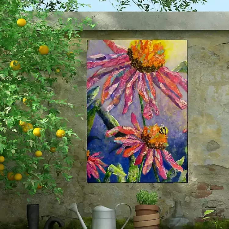 Busy Bee Outdoor Canvas Art Print>Kirklands Home Hot