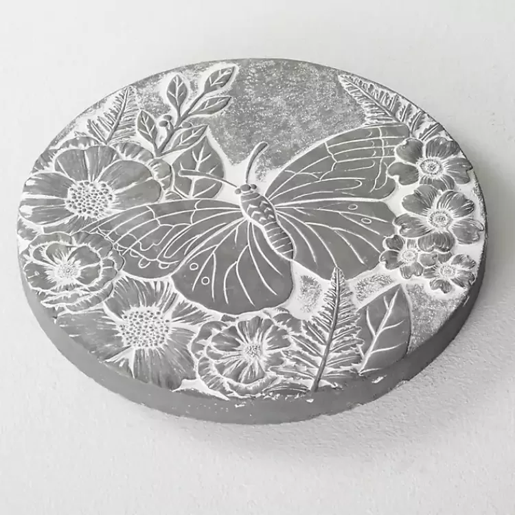 Butterfly Cement Stepping Stone>Kirklands Home Store