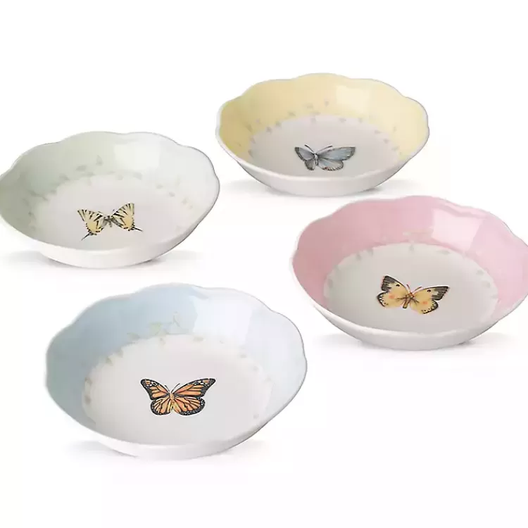Butterfly Meadow Fruit Bowls, Set of 4>Kirklands Home Clearance