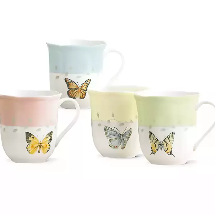 Butterfly Meadow Mugs, Set of 4>Kirklands Home Store