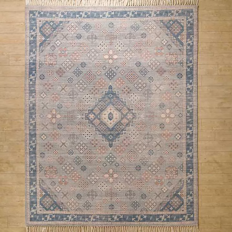 Bylas Navy Medallion Area Rug, 8x10>Kirklands Home Online