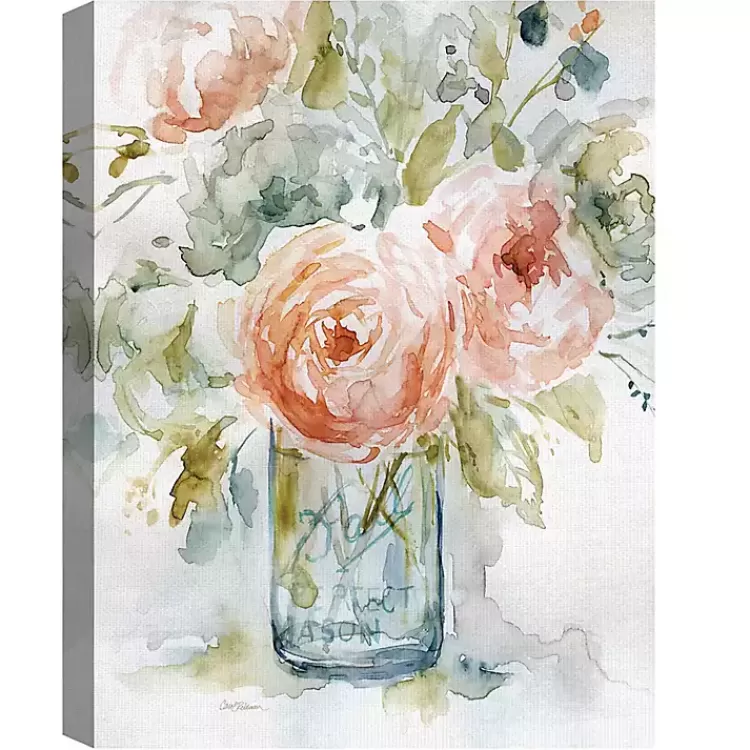 Cabbage Roses I & II Canvas Art Prints, Set of 2>Kirklands Home Outlet