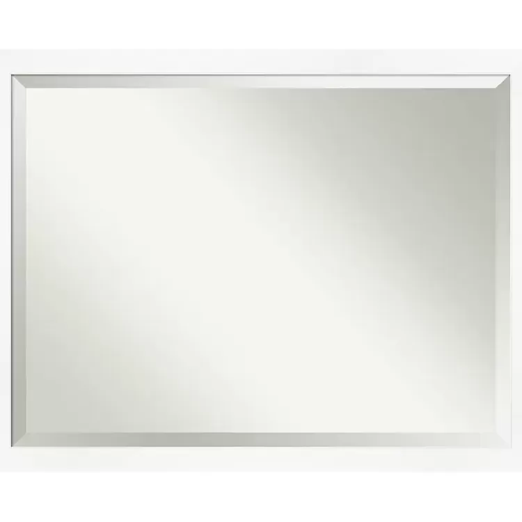 Cabinet White Narrow Frame Beveled Mirror>Kirklands Home Best