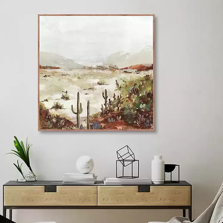 Cactus Canyon Western Framed Canvas Art>Kirklands Home Fashion