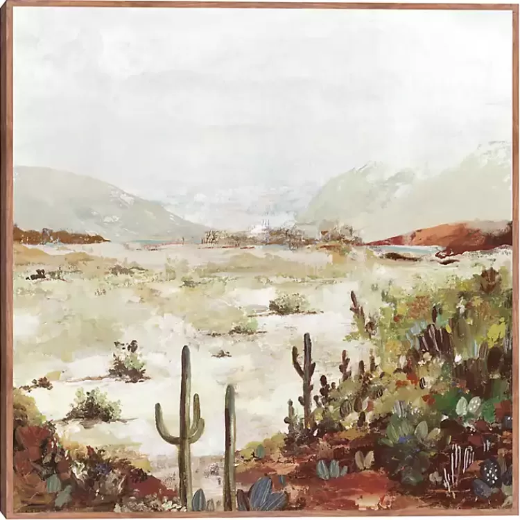 Cactus Canyon Western Framed Canvas Art>Kirklands Home Fashion