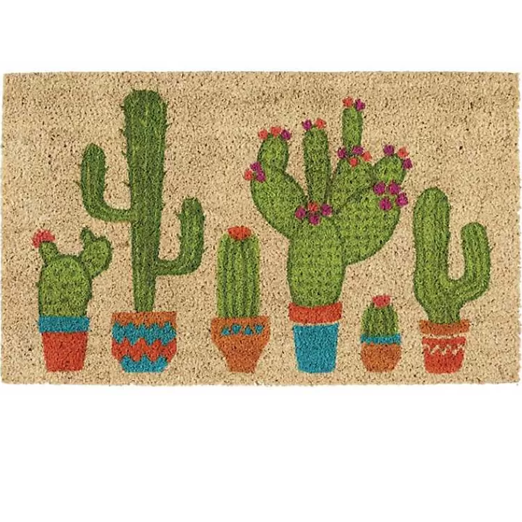 Cactus Family Coir Doormat>Kirklands Home Online