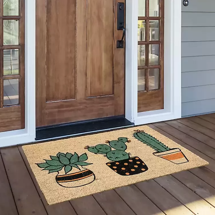 Cactus Friends Doormat>Kirklands Home Best