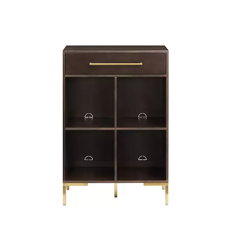 cadence_gold_record_storage_bookcase_2.webp Cadence Gold Record Storage Bookcase>Kirklands Home Flash Sale
