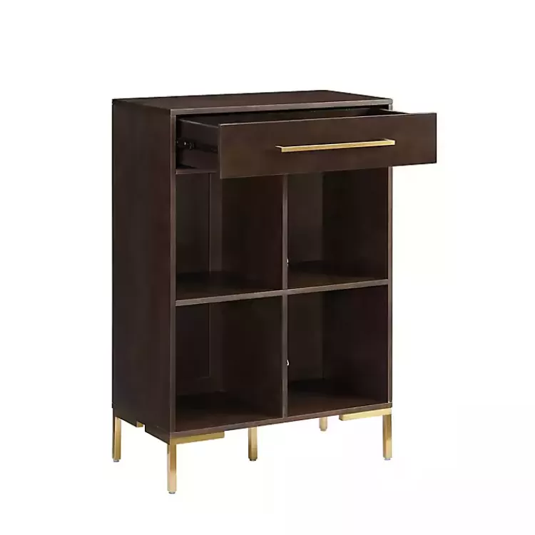 cadence_gold_record_storage_bookcase_3.webp Cadence Gold Record Storage Bookcase>Kirklands Home Flash Sale